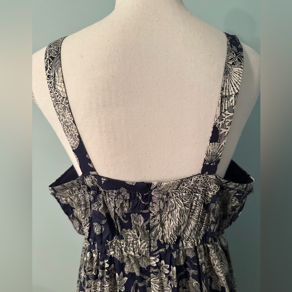 J. Crew Navy/White Ratti Seashell print 14 EUC - Picture 7 of 13